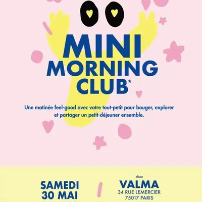 Affiche du Mini Morning Club — Joÿa × Petit Bodiyoga.